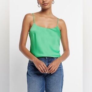 Express- Satin Scoop Neck Downtown Cami